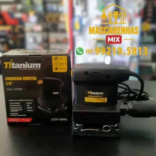 Lixadeira Orbital Treme Treme 1/4 135w COD: 037