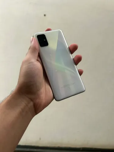 Smartphone Galaxy A51 Tela 6.5 128gb 4gb Ram Branco Samsung - Usado