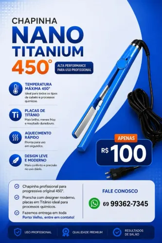CHAPINHA NANO TITANIUM