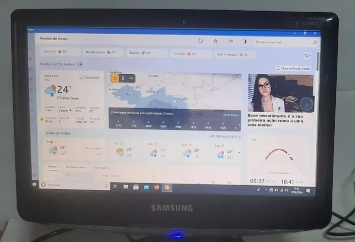 Monitor Samsung SyncMaster B1630N 16 Pol. Usado