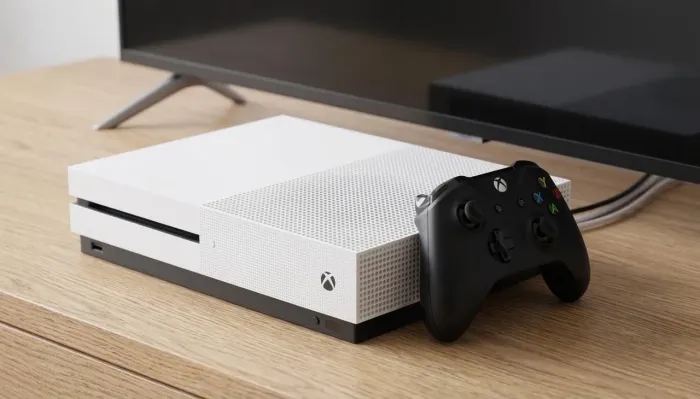 Xbox One S + 1 Controle com Fio - Excelente Estado (Pronto para Jogar!)