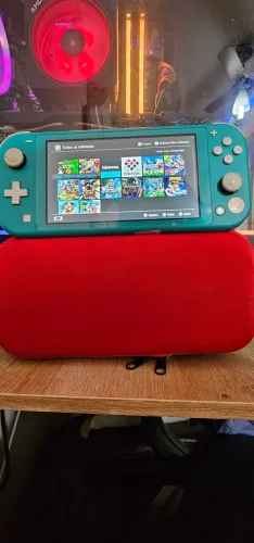 Nintendo switch lite edição limitada animal crossing destravado!