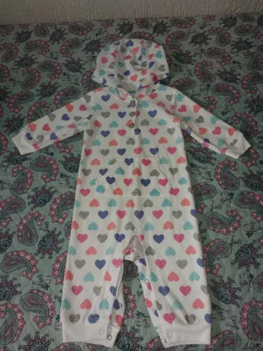 Macacão carters fleece 9M