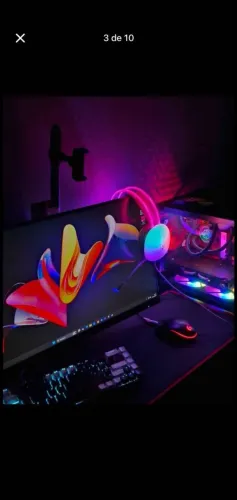 Vendo pc gamer completo ryzen 5500 gabinete aquário