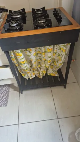 Suporte para cooktop e gás