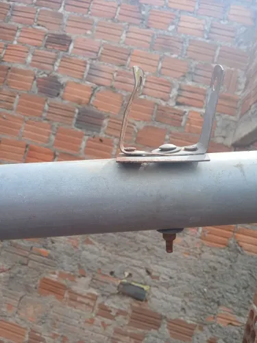 Poste galvanizado peça completa 6M