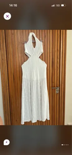 Vestido de praia longo