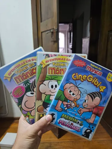 Dvds turma da Mônica