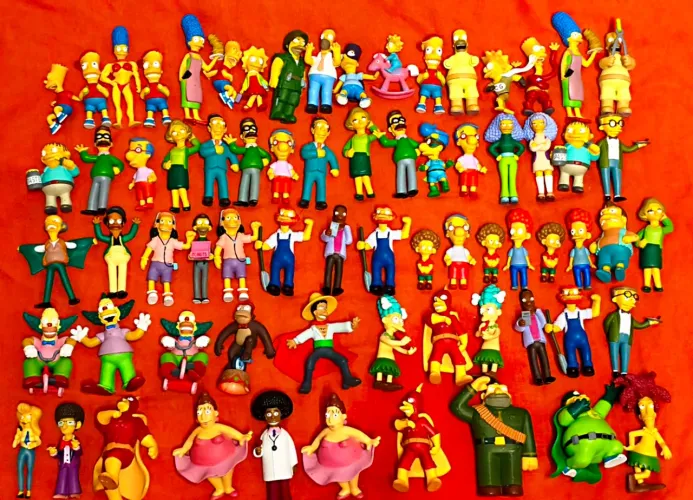 Bonecos Simpsons a unidade