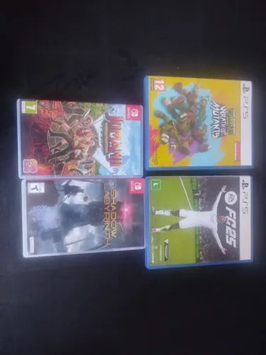 Jogos ps5 e switch