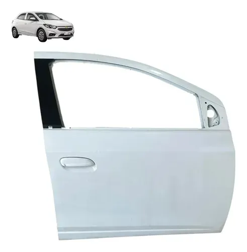 Porta Onix Prisma 2012 A 2019 Dianteira Direita Original Dianteira Direita Branco