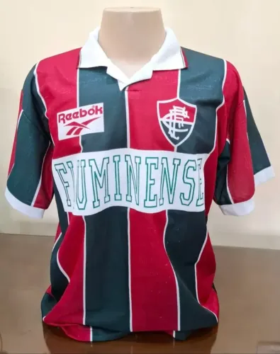 Camisa do Fluminense n° 9 Reebok 1996 de Jogo Único Raríssima 
