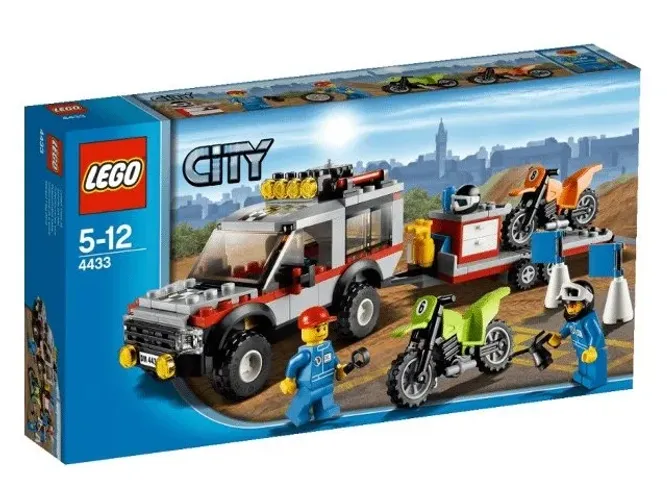lego city. corrida de motos. 193 peças! completo! original. (mod. 4433)