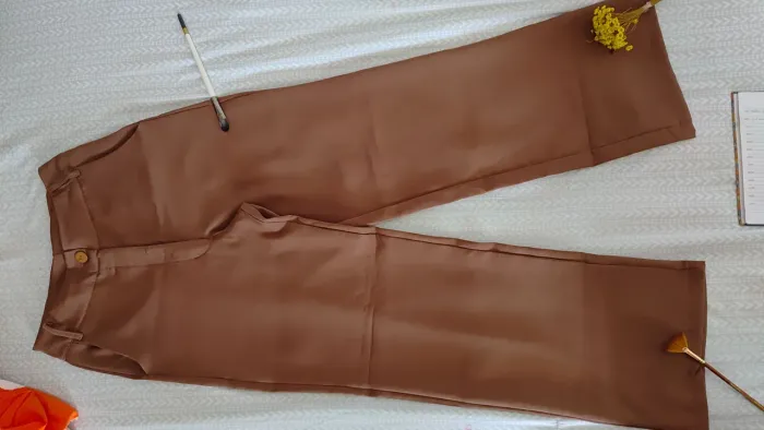 calça alfaiataria popsix marrom p