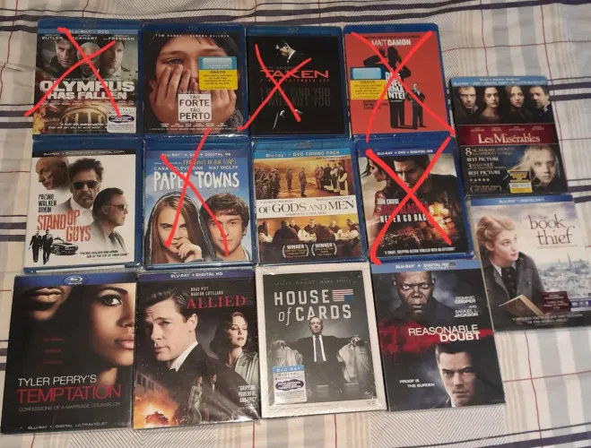 LIQUIDA Blu-rays impotados - Diversos Filmes
