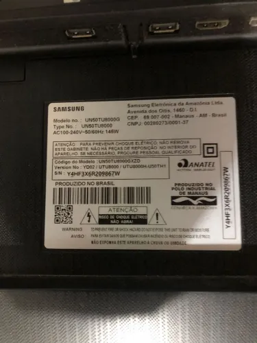 Tv Samsung com defeito