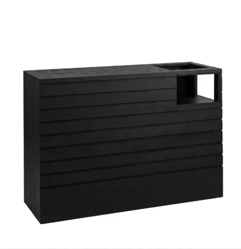 Balcão palete preto