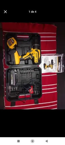 ? PARAFUSADEIRA/FURADEIRA VONDER 12V A BATERIA - NOVA!