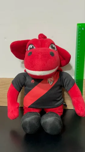 mascote oficial original dragolino atlético clube goianiense pelúcia 40 cm