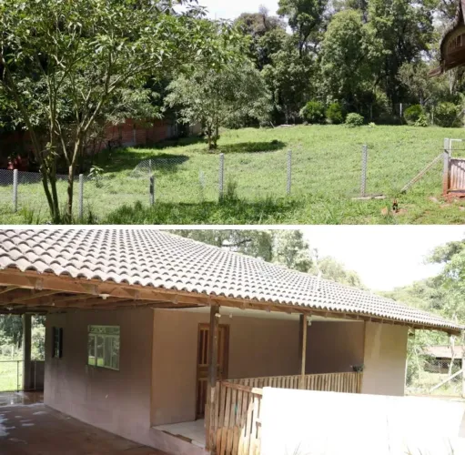 Terrenão 5.000 m² com casa e um espaço construído para mini comercio