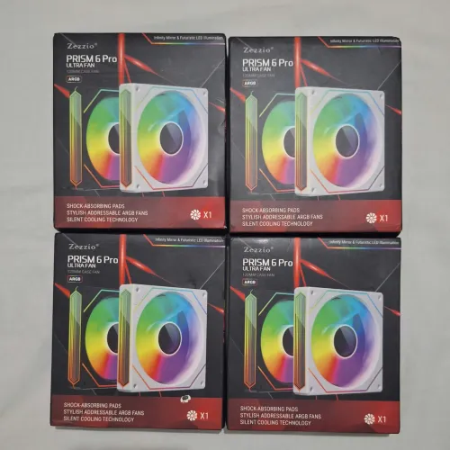Kit 4 Cooler Fan ARGB Prism 6 Pro
