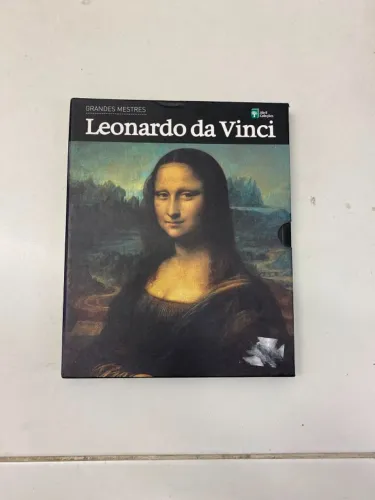  livro "Leonardo da Vinci" da coleção "Grandes Mestres"