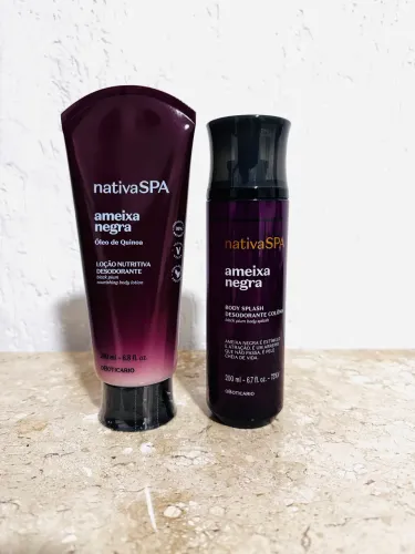 Loção Hidratante + Body Splash Ameixa Negra Boticário