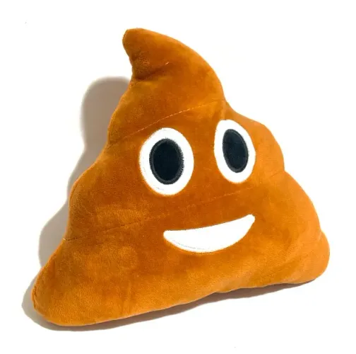 Almofada Cocô emoji de pelúcia