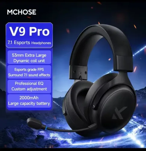 Headset Wireless Mchose V9 PRO (NOVO! LACRADO NA CAIXA)