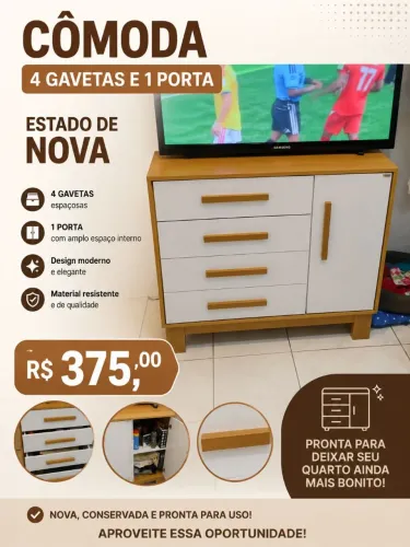 Cômoda Semi Nova