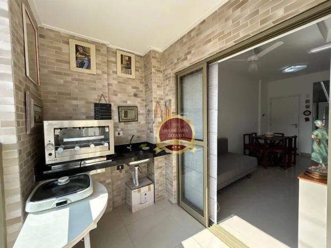 Apartamento 2 quartos com churrasqueira no Boqueirão / Canto do Forte | Praia Grande/SP
