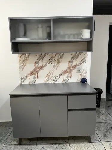 Armário de cozinha Balcão e armário aéreo
