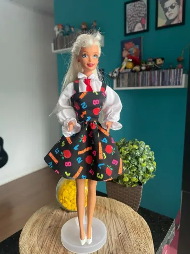 Boneca Barbie Teacher (Professora) de 1995 da Mattel - Usada