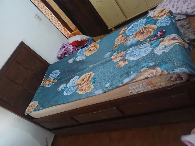 Vendo Bicama madeira pesada e antiga