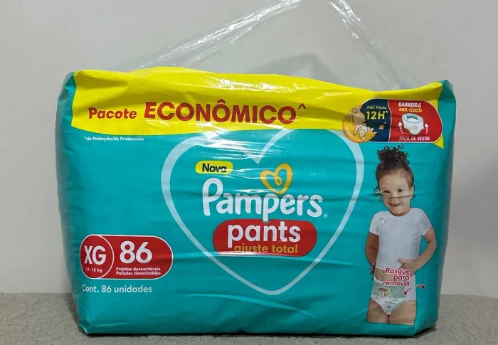 Fralda Pampers XG pants  R$125