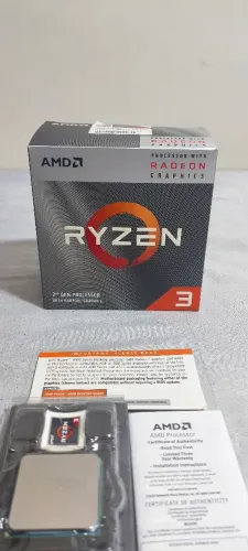 VENDO PROCESSADOR RYZEN 3 3200G COM CAIXA E COOLERBOX