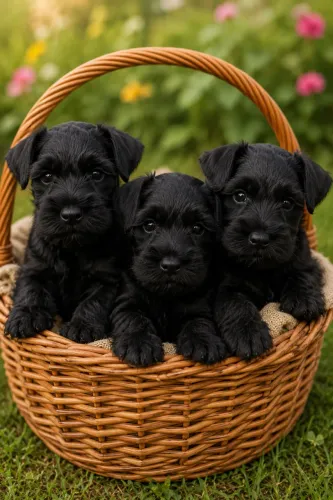 Filhotes de Schnauzer miniatura 