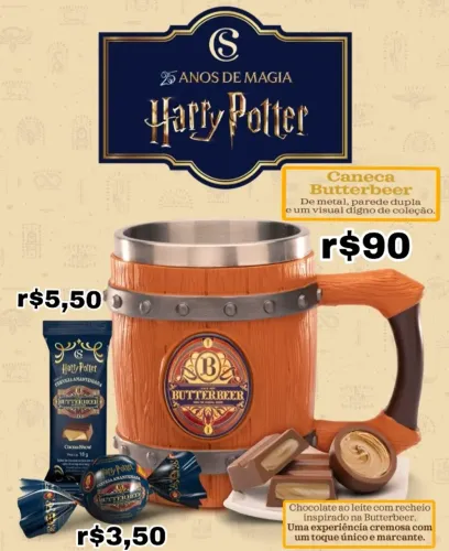 Caneca harry potter