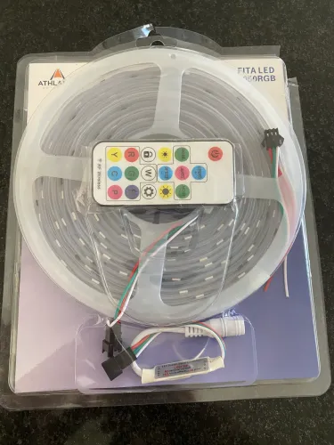 Led rgb 5050 com 5 metros + fonte