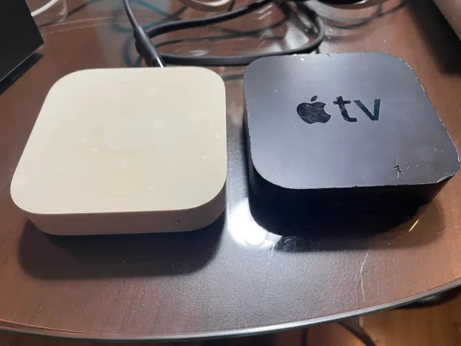 Apple TV e air Port express