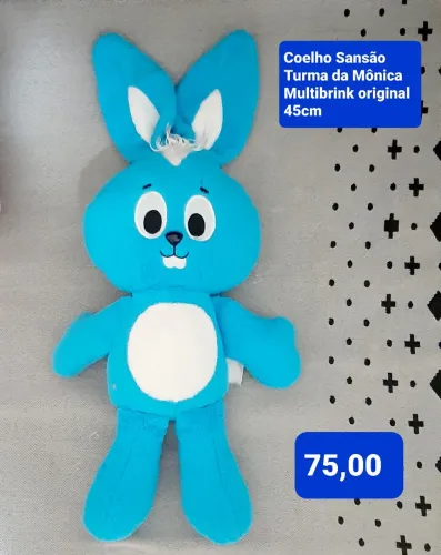 Coelho de Pelúcia Sansão Turma da Mônica