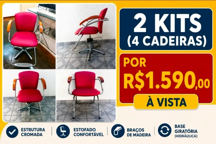 2 Kits de Cadeiras Ferrante