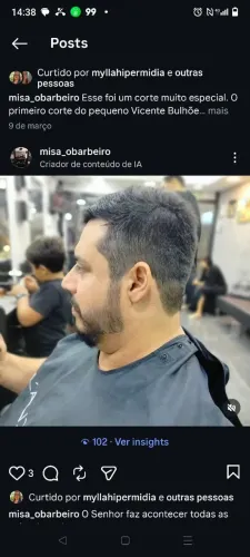 Barbeiro a domicílio 