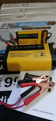 Carregador de bateria Smart carros/motos novos.