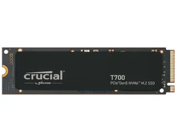 Crucial SSD T700 4TB Gen5 NVMe M.2 12.400 MB/s (novo 5 anos de garantia)