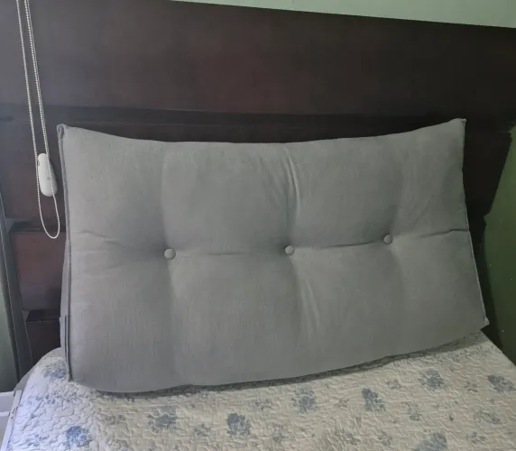 Almofada de encosto para estudos cabeceira da cama 90cm