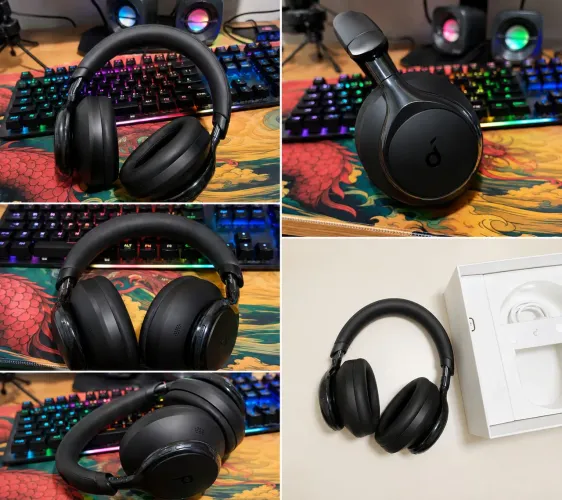 Fone Soundcore Space One ANC Bluetooth 5.3 - Impecável + NF