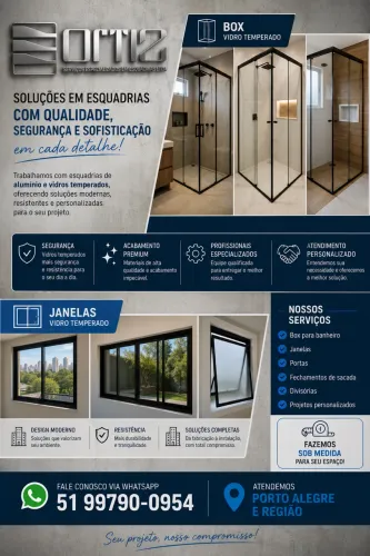 FABRICAÇÃO E INSTALAÇÃO DE ESQUADRIAS