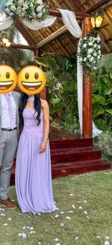 Vestido de festa - Lavanda / Lilás