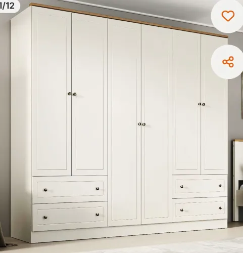 Guarda-roupa Ananda - 100% em MDF